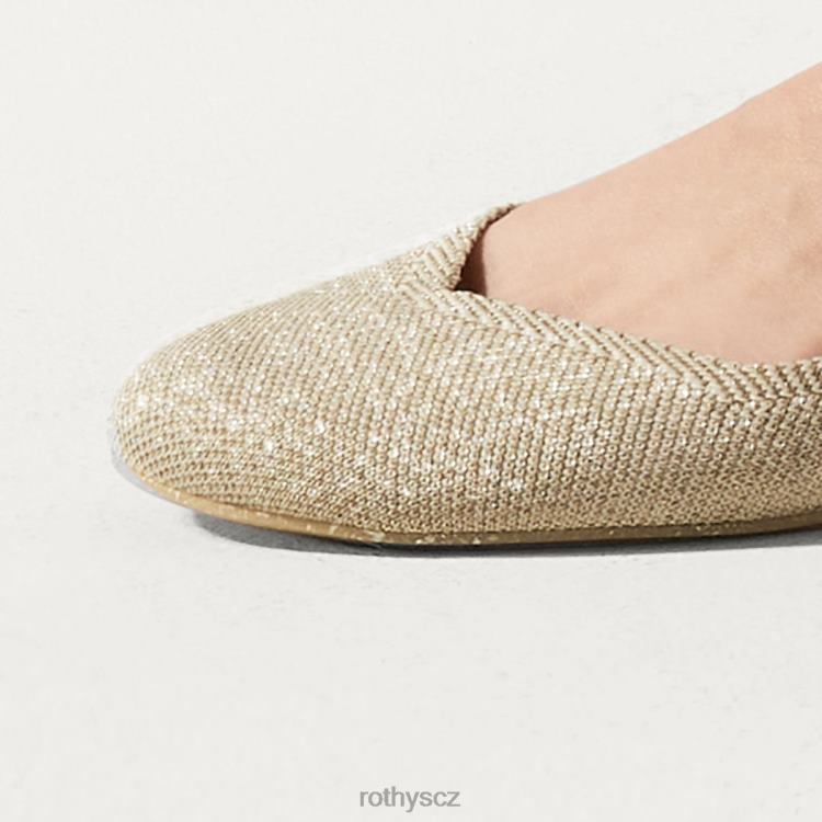 světle zlatá metalíza bota 4266F53 Rothy\'s ženy byt