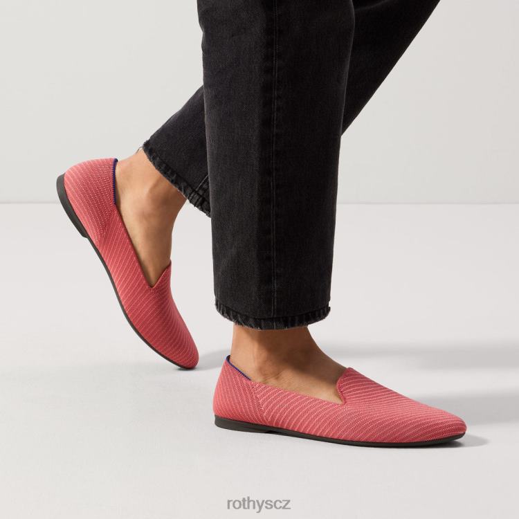 rubínový grapefruitový kepr bota 4266F102 Rothy\'s ženy mandlový povaleč