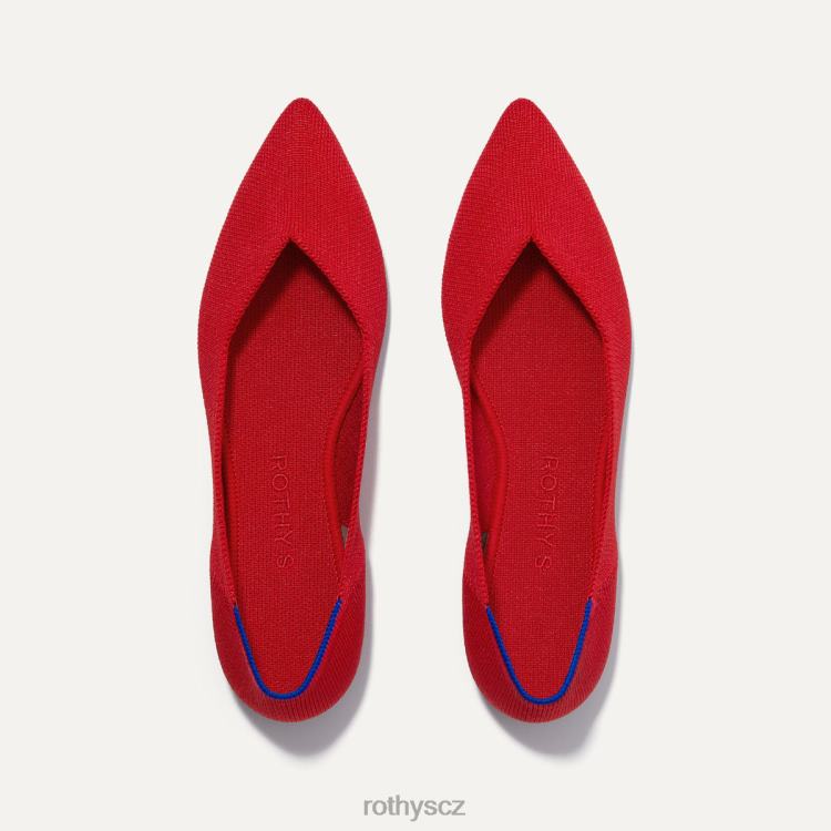 jasně červená bota 4266F6 Rothy's ženy bod