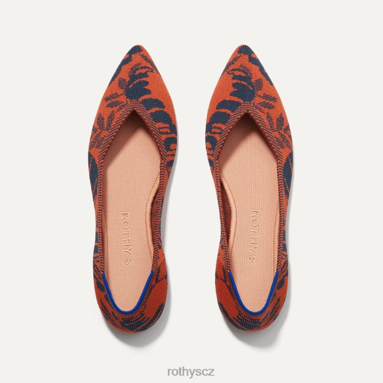 květinový západ slunce bota 4266F28 Rothy's ženy bod