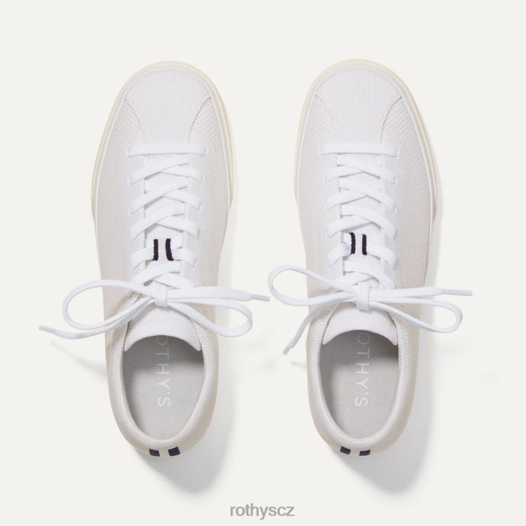 zářivě bíla bota 4266F149 Rothy\'s ženy šněrovací teniska