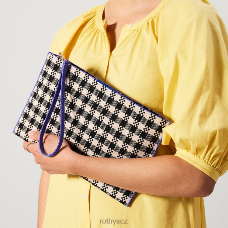 černý a plátěný gingham Taška 4266F246 Rothy\'s ženy náramek