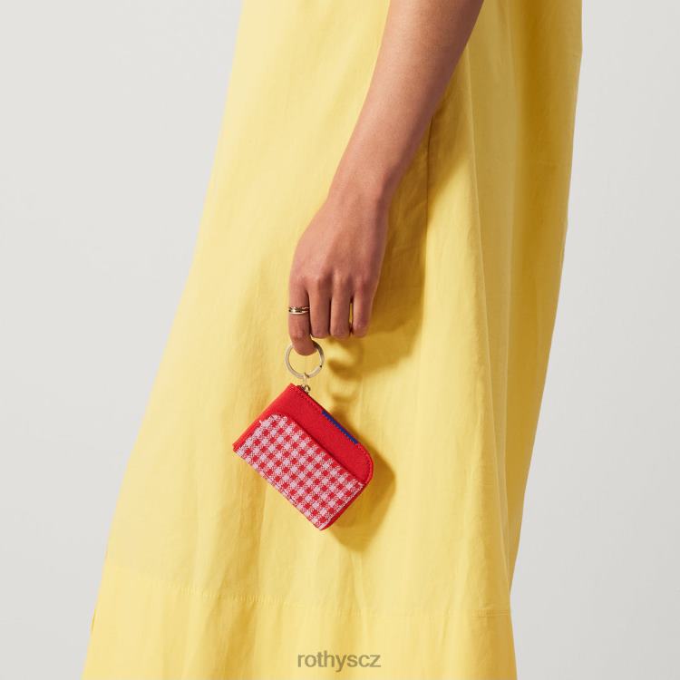 makový gingham Taška 4266F236 Rothy\'s ženy peněženku na klíče