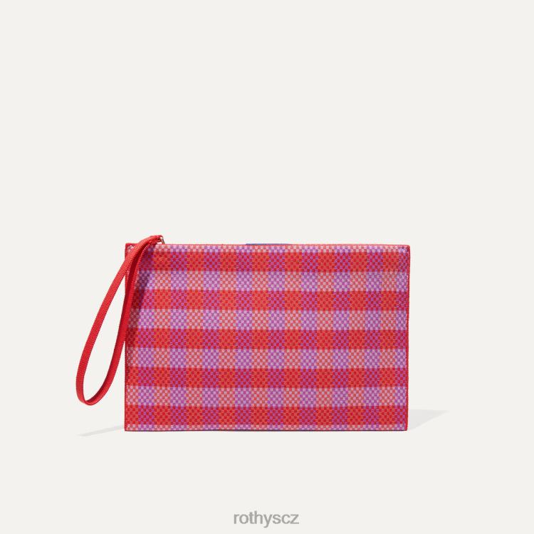 třešňový gingham