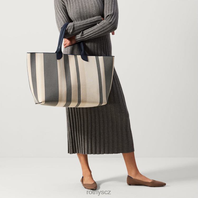 námořnický pruhovaný kepr Taška 4266F190 Rothy\'s ženy lehká mega taška